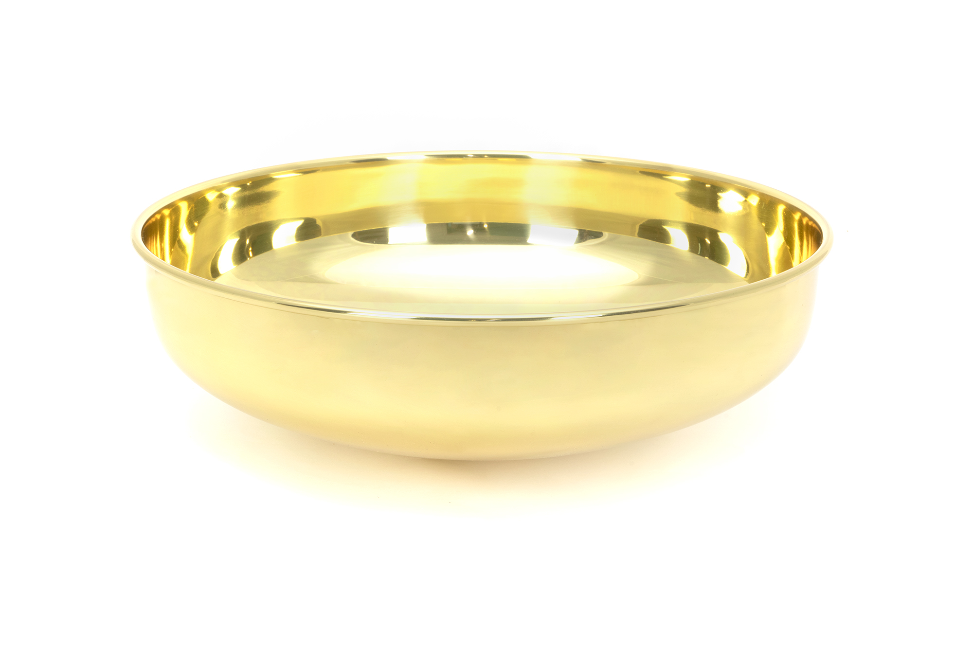 Smooth Brass Round Sink