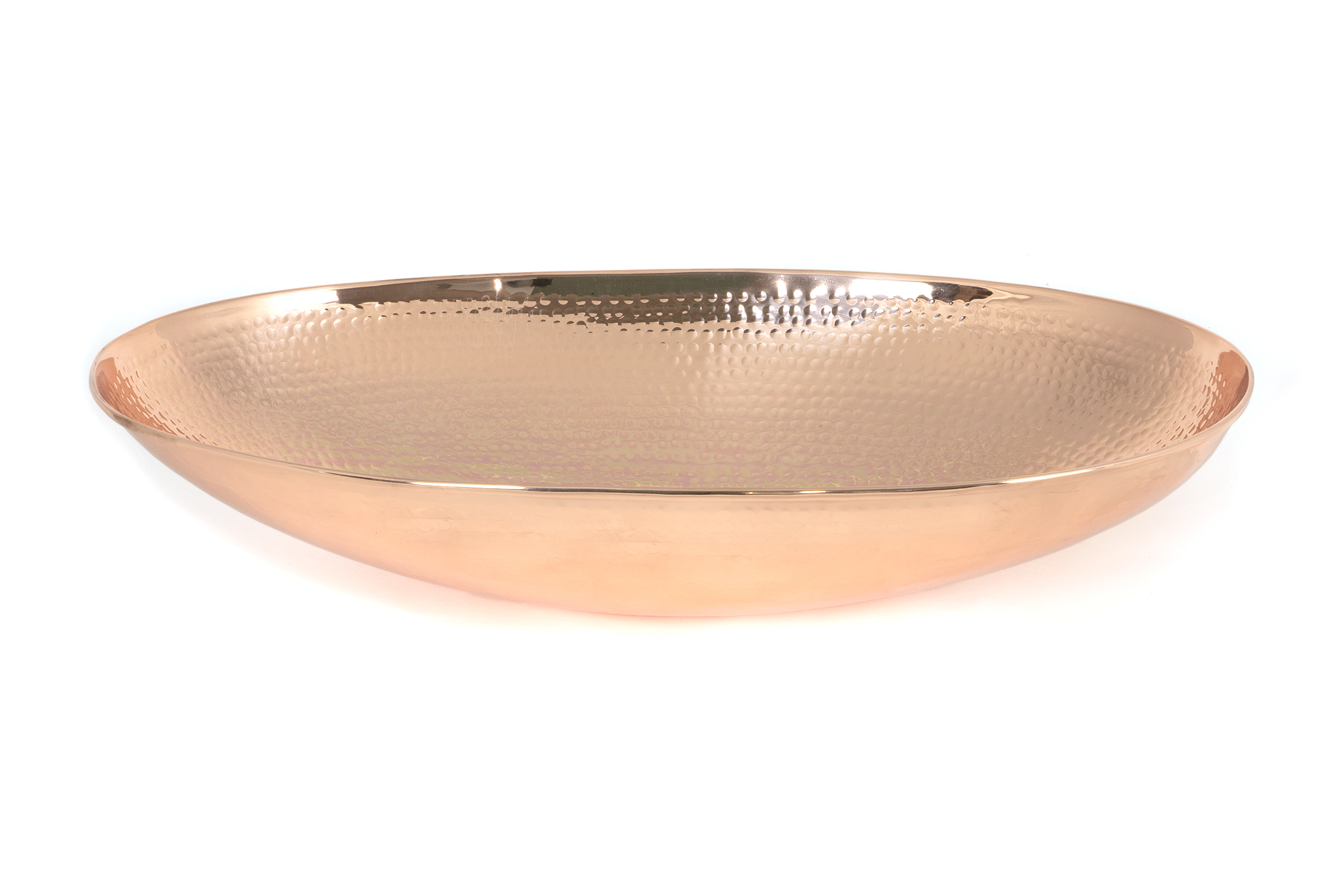 Hammered Copper Oval Sink