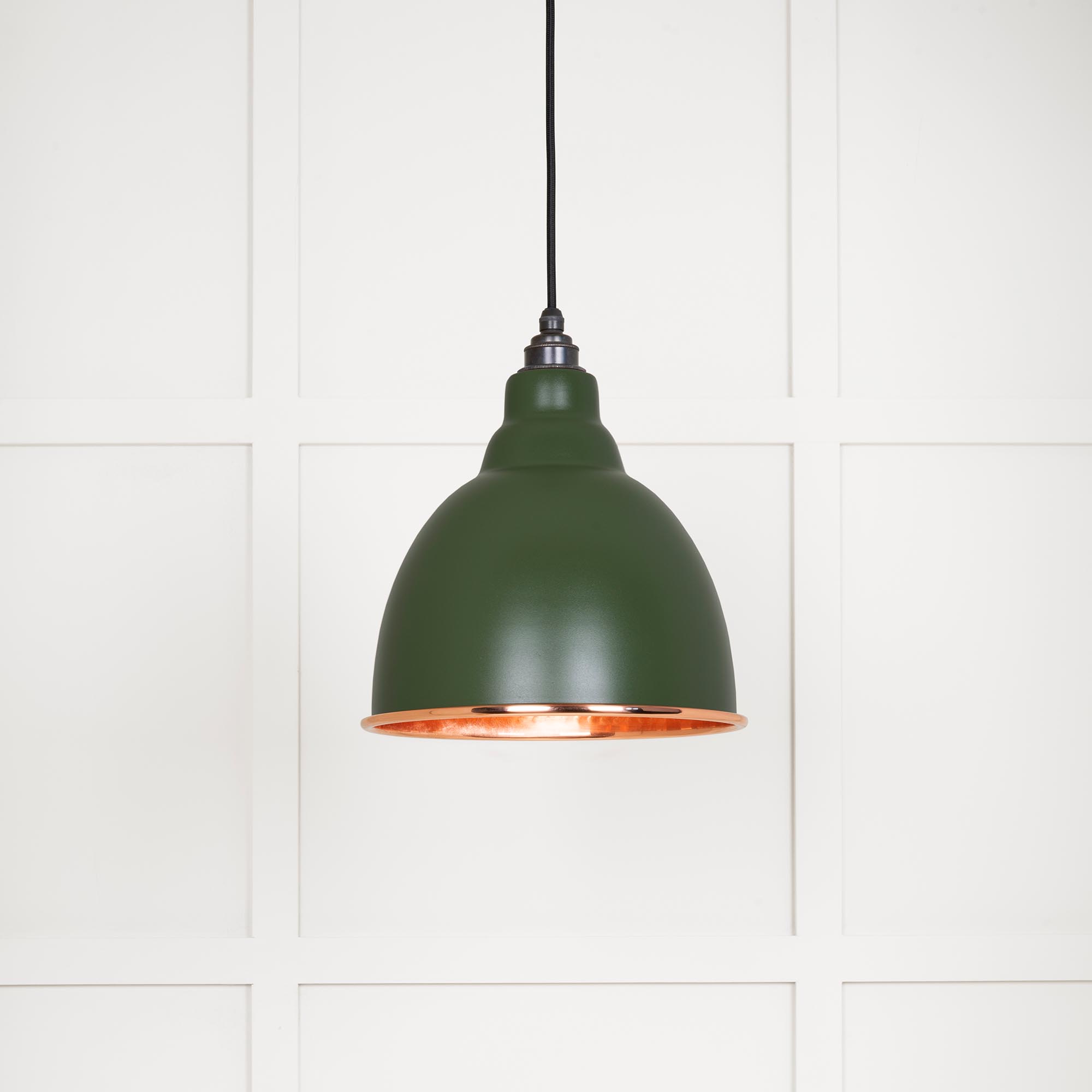 Hammered Copper Brindley Pendant in Heath