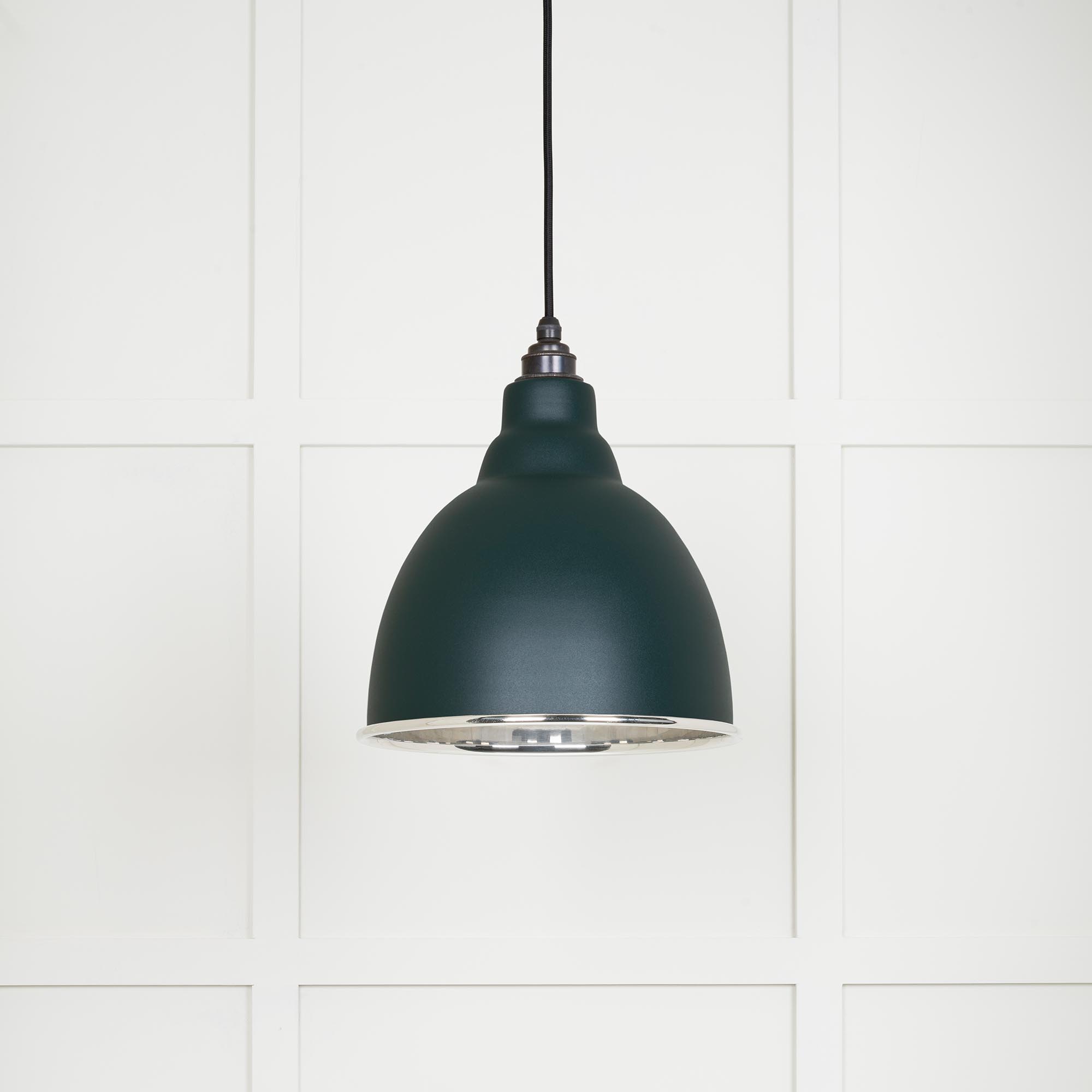 Smooth Nickel Brindley Pendant in Dingle