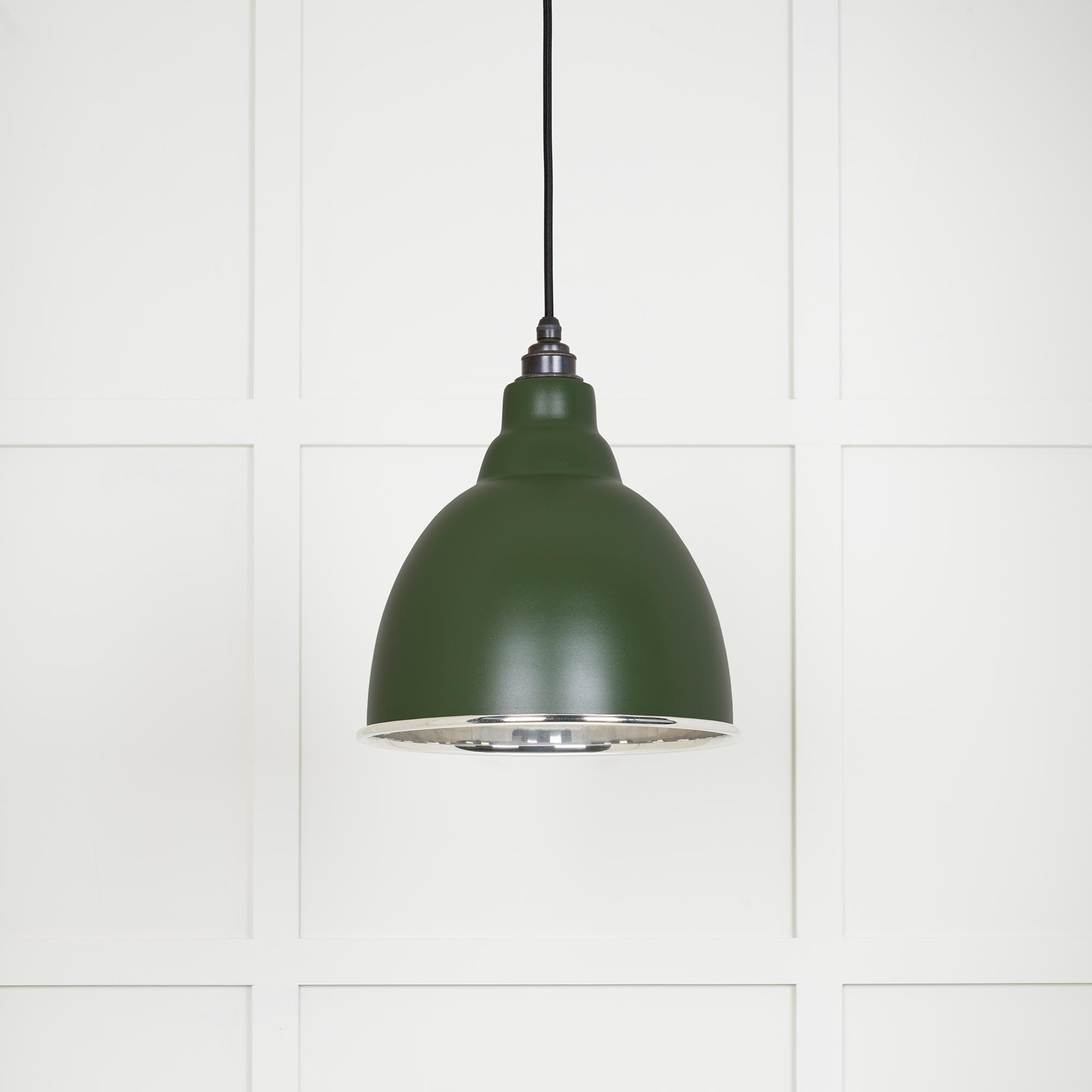 Smooth Nickel Brindley Pendant in Heath