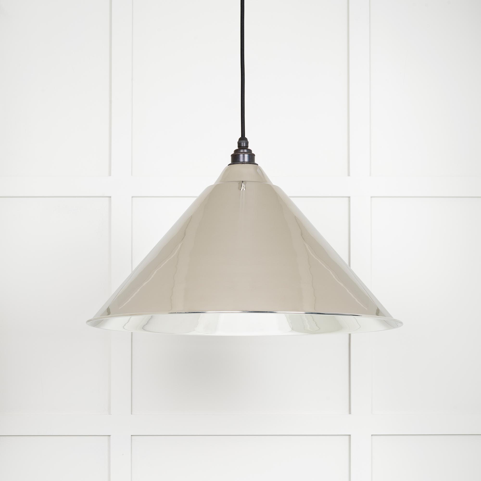 Smooth Nickel Hockley Pendant