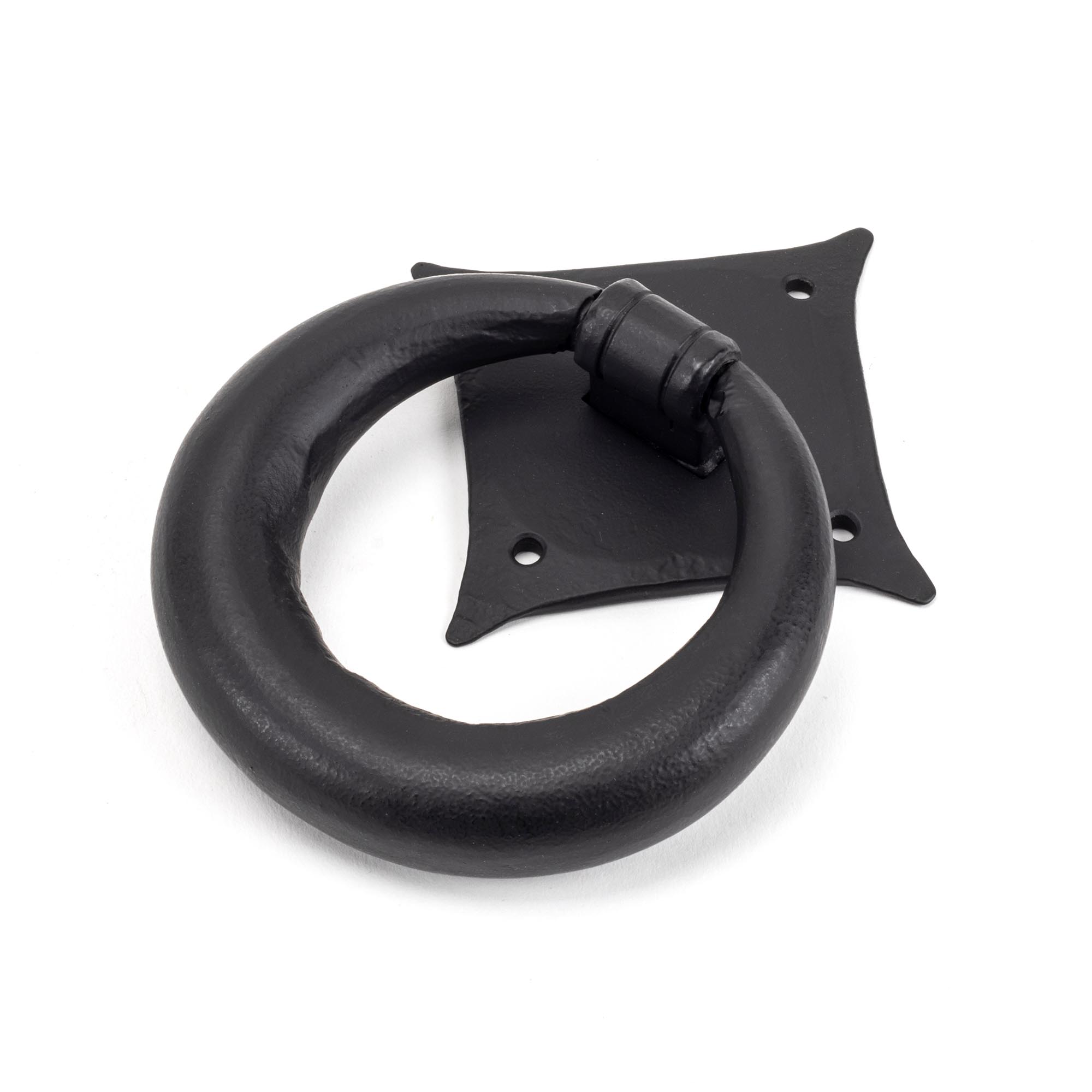 Matt Black Ring Door Knocker