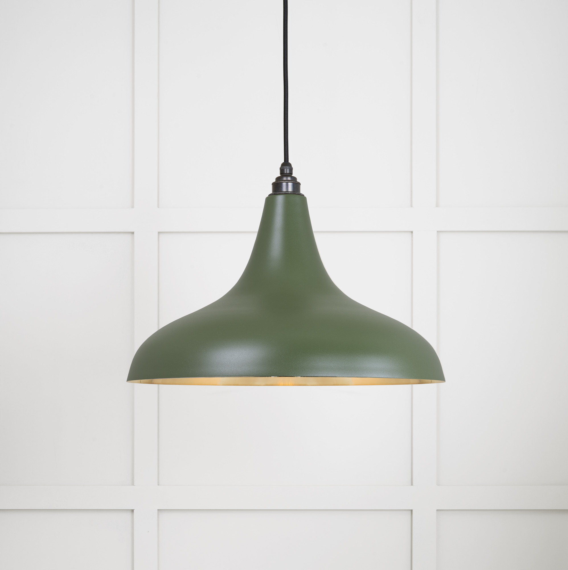 Smooth Brass Frankley Pendant in Heath