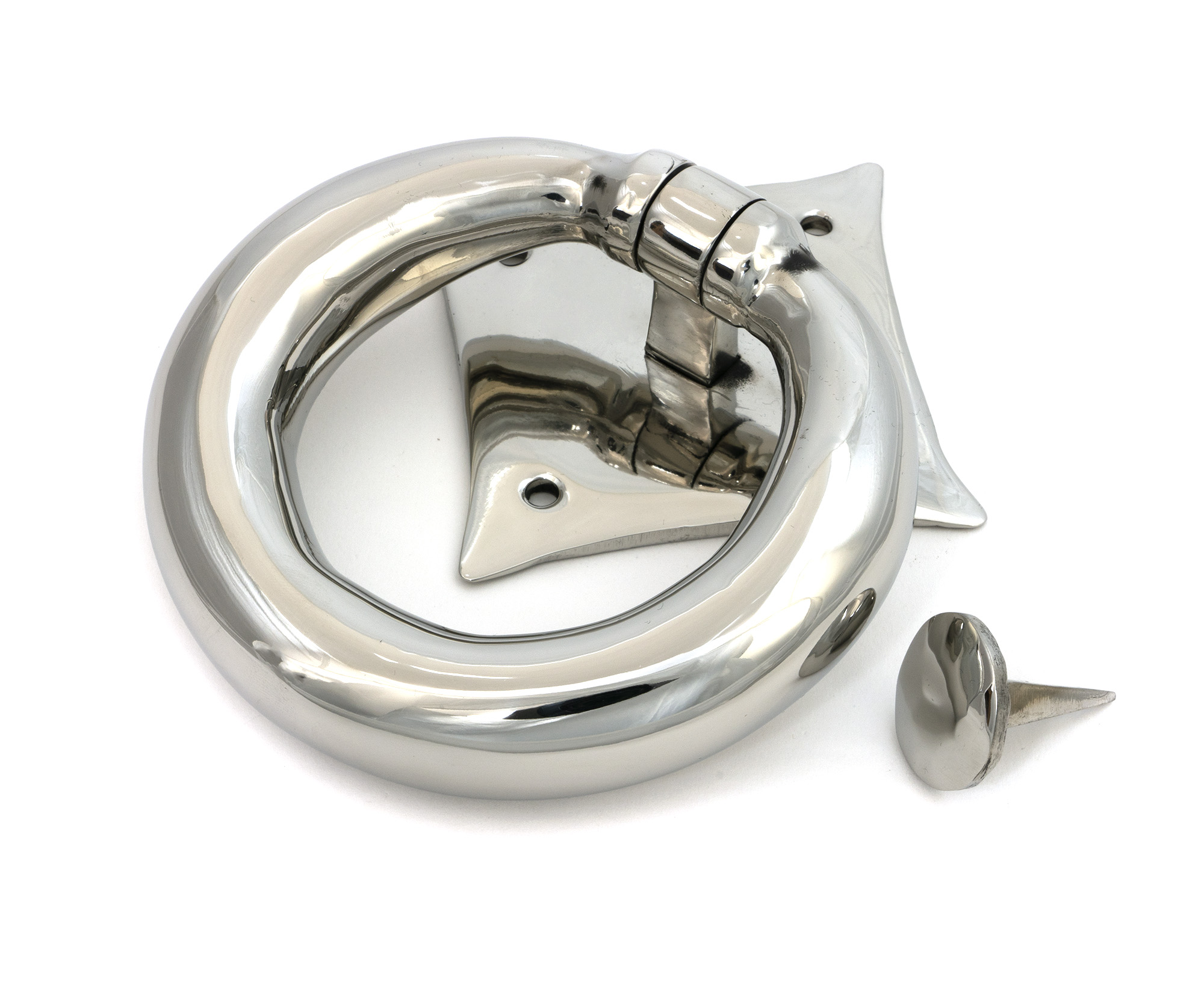 Polished Marine SS (316) Ring Door Knocker