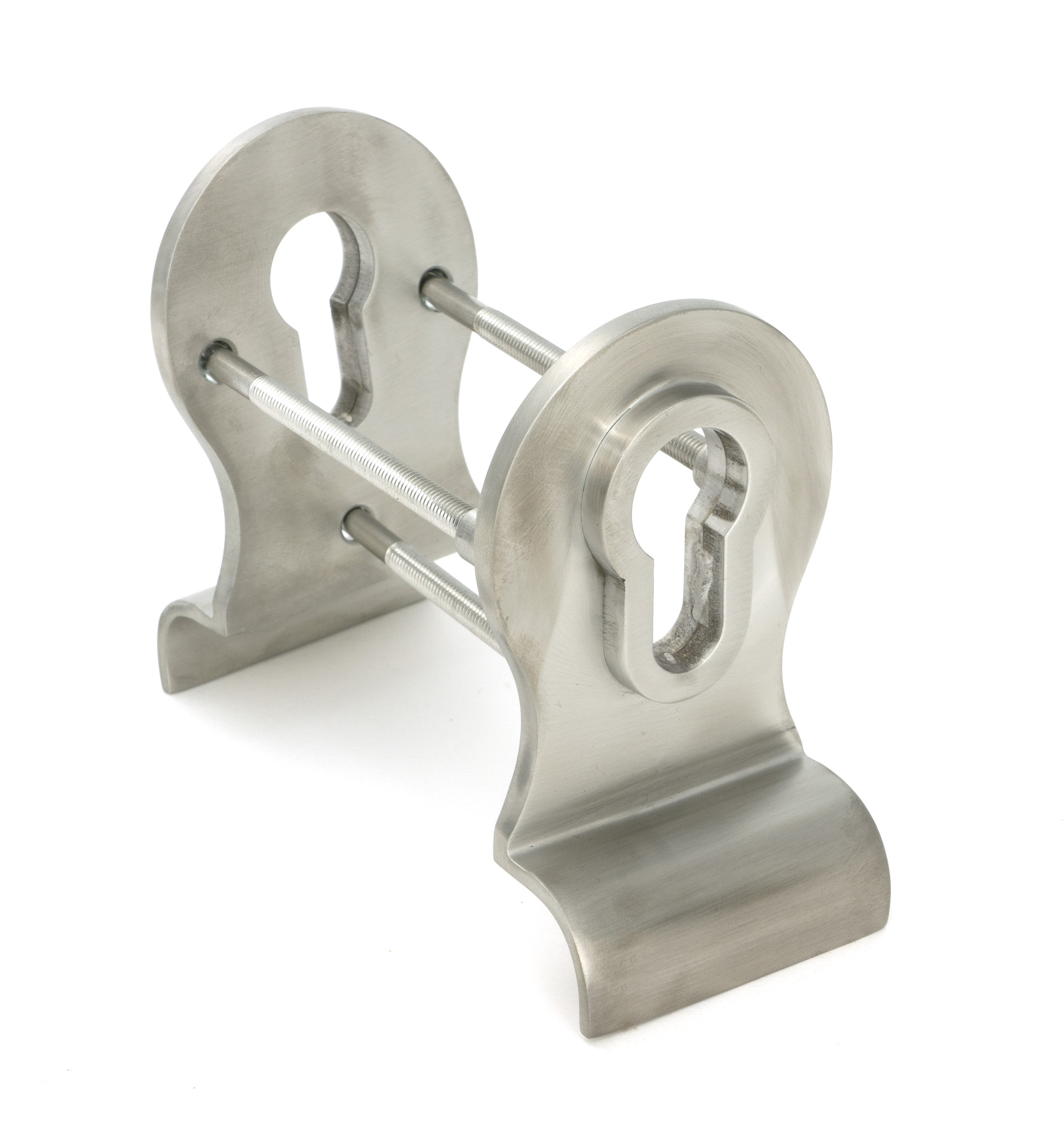 Satin Marine SS (316) 50mm Euro Door Pull (Back to Back fixings)