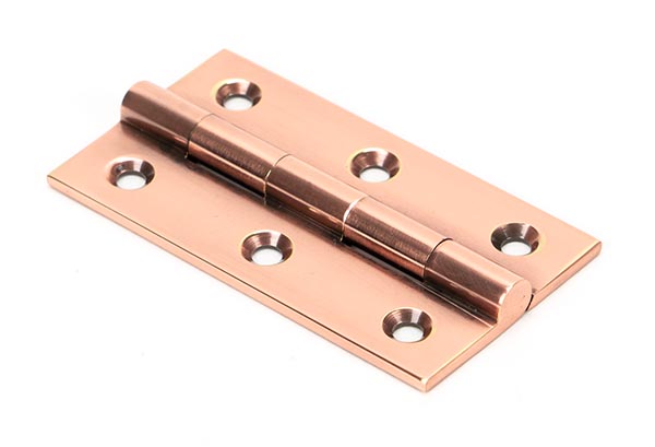 Polished Bronze 2.5" Butt Hinge (pair)