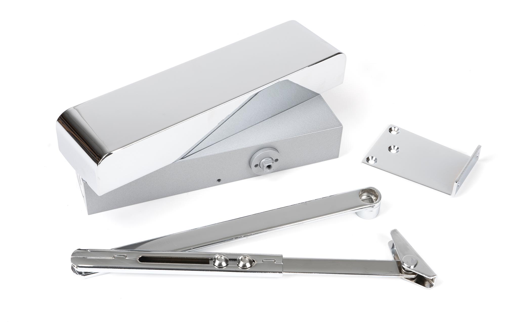 Polished Chrome Size 2-5 Door Closer & Cover
