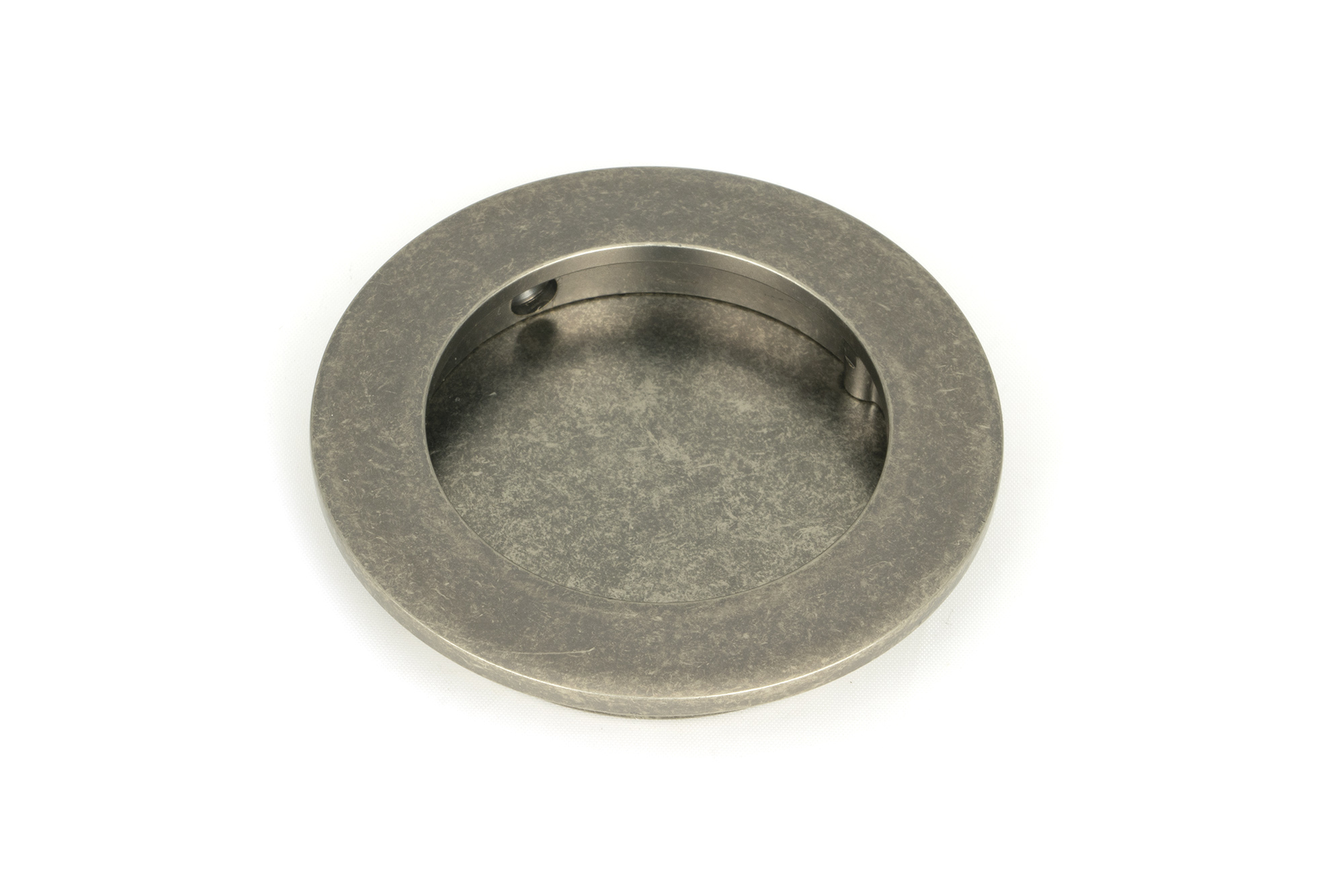 Pewter 75mm Plain Round Pull