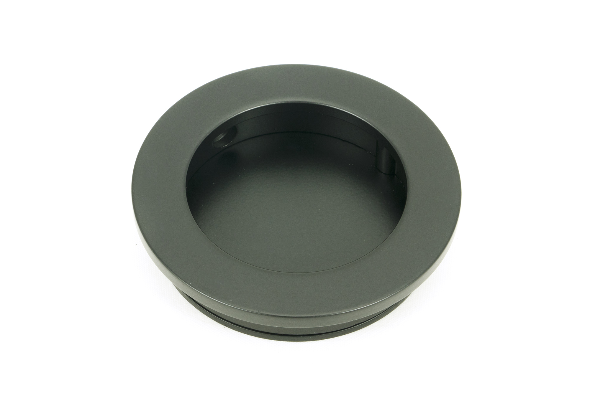 Matt Black 60mm Plain Round Pull