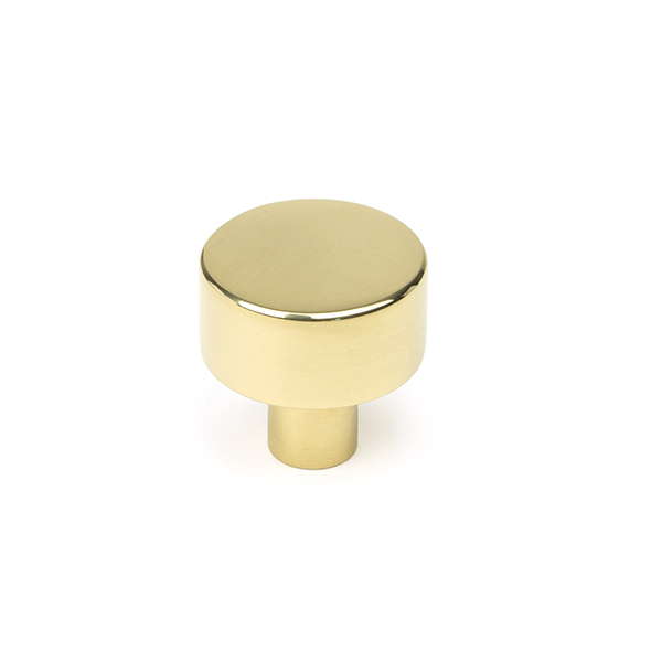 Polished Brass Kelso Cabinet Knob - 25mm (No Rose)