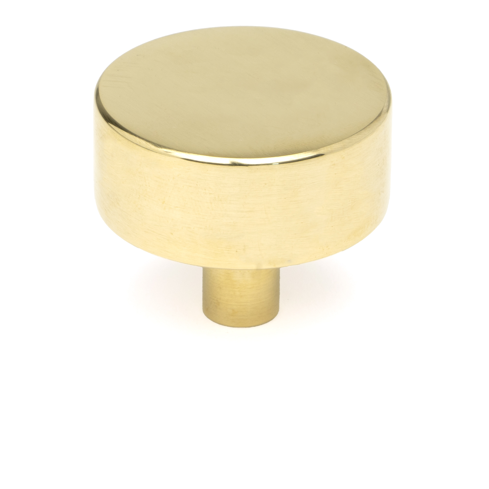 Polished Brass Kelso Cabinet Knob - 38mm (No Rose)