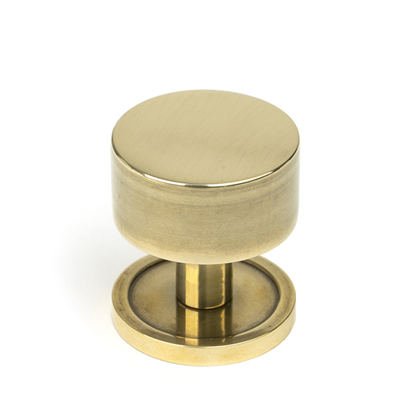 Aged Brass Kelso Cabinet Knob - 32mm (Plain)