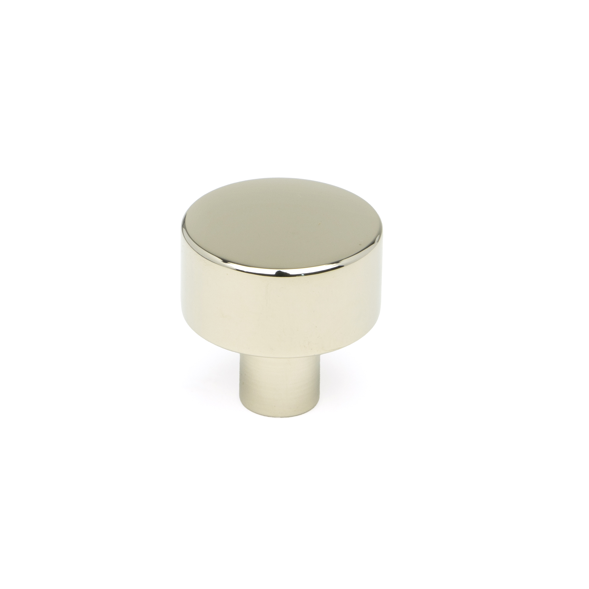 Polished Nickel Kelso Cabinet Knob - 25mm (No Rose)