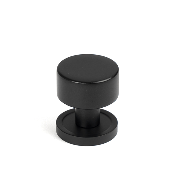 Matt Black Kelso Cabinet Knob - 25mm (Plain)