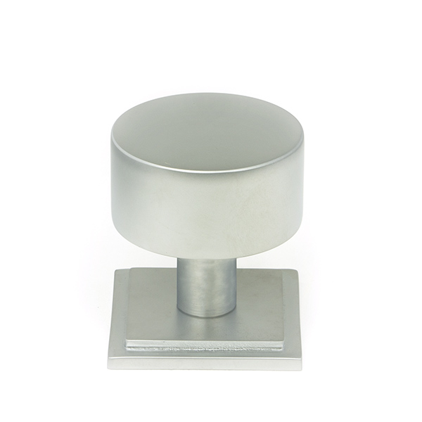 Satin Chrome Kelso Cabinet Knob - 32mm (Square)