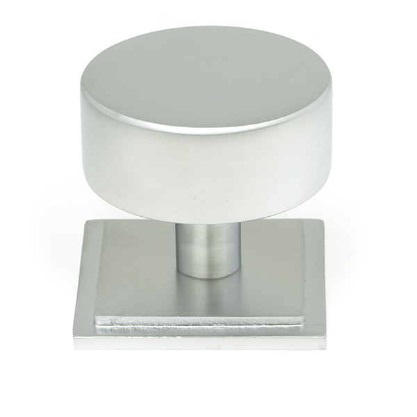Satin Chrome Kelso Cabinet Knob - 38mm (Square)