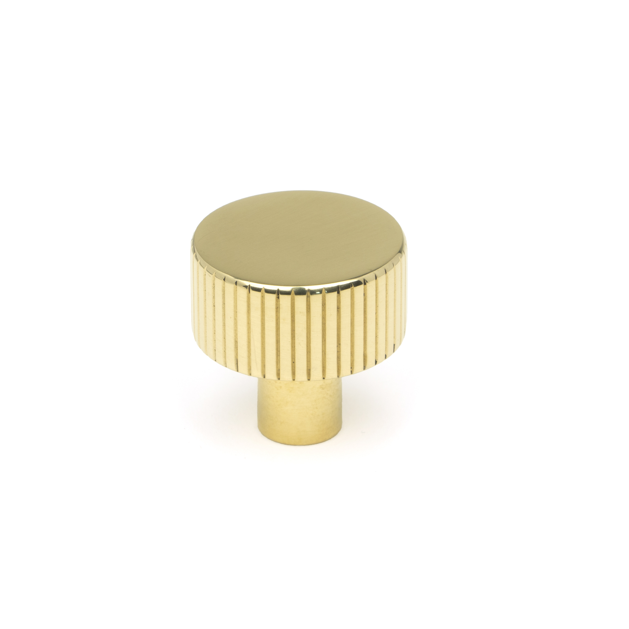 Polished Brass Judd Cabinet Knob - 25mm (No Rose)