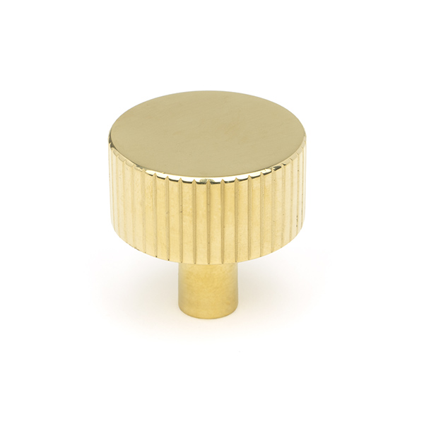 Polished Brass Judd Cabinet Knob - 32mm (No Rose)