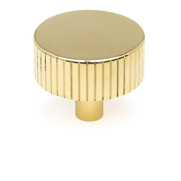 Polished Brass Judd Cabinet Knob - 38mm (No Rose)
