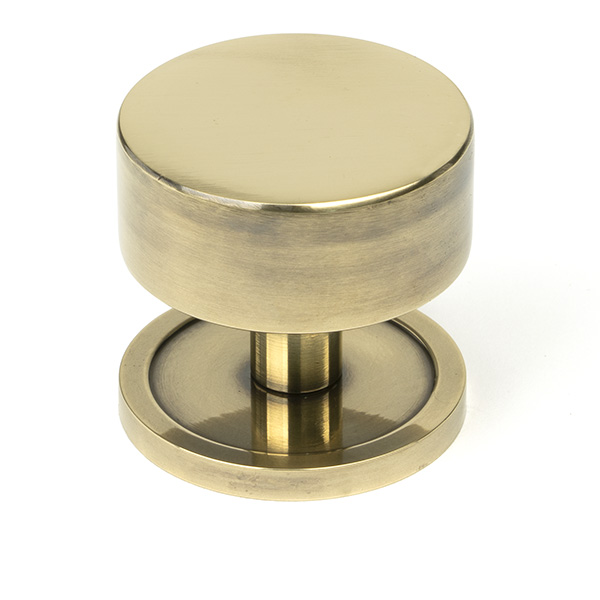 Aged Brass Kelso Cabinet Knob - 38mm (Plain)