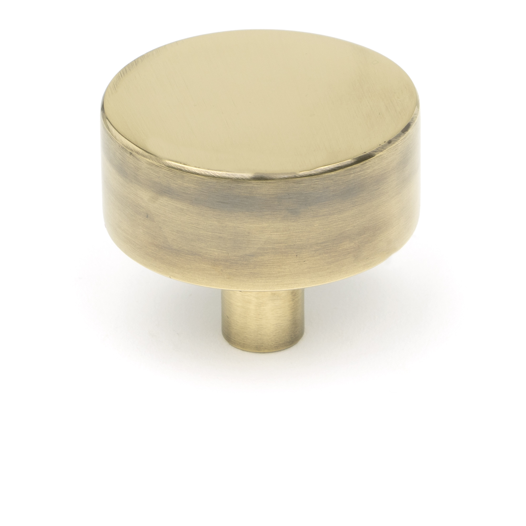 Aged Brass Kelso Cabinet Knob - 38mm (No rose)