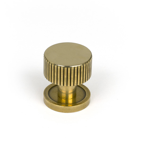 Aged Brass Judd Cabinet Knob - 25mm (Plain)