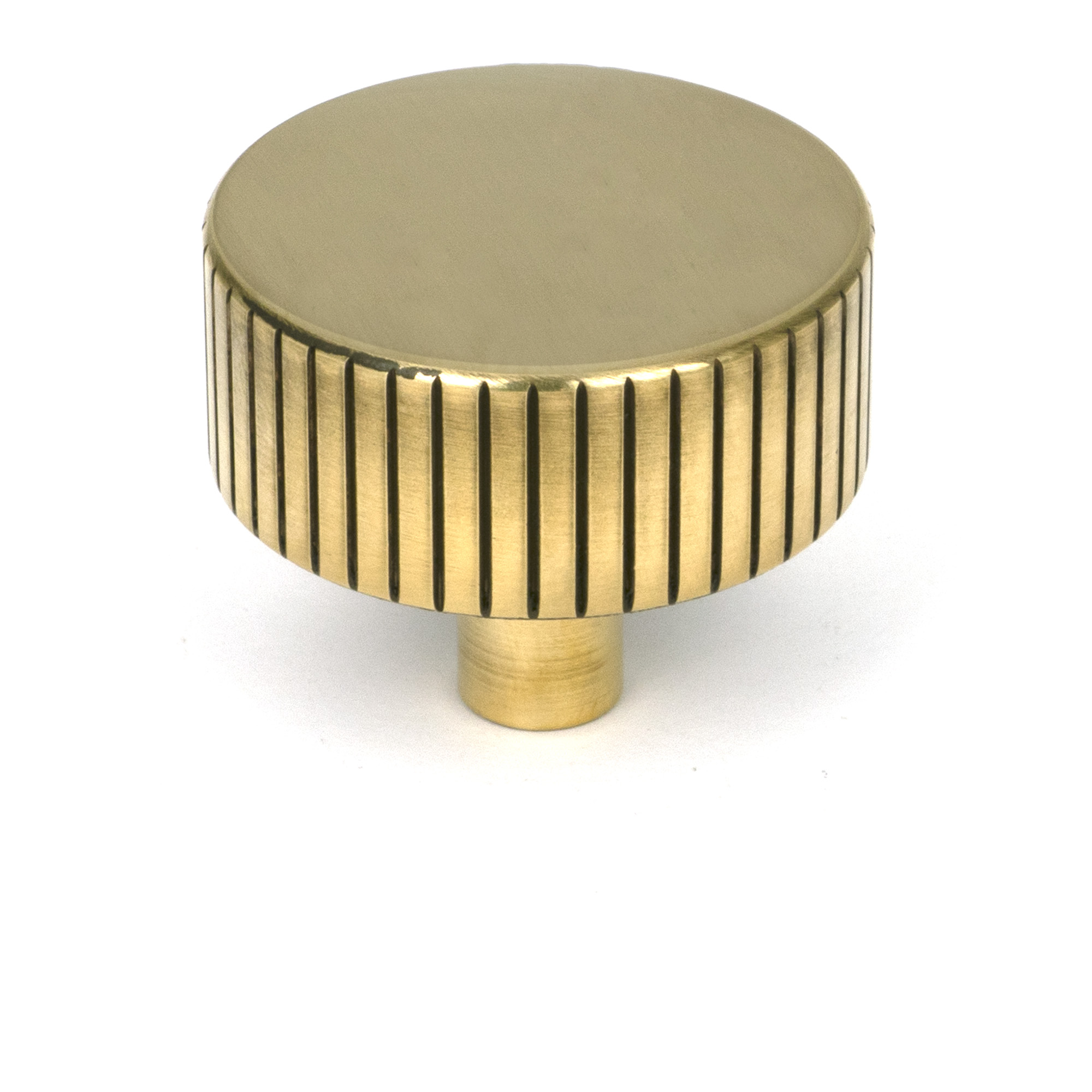 Aged Brass Judd Cabinet Knob - 38mm (No rose)