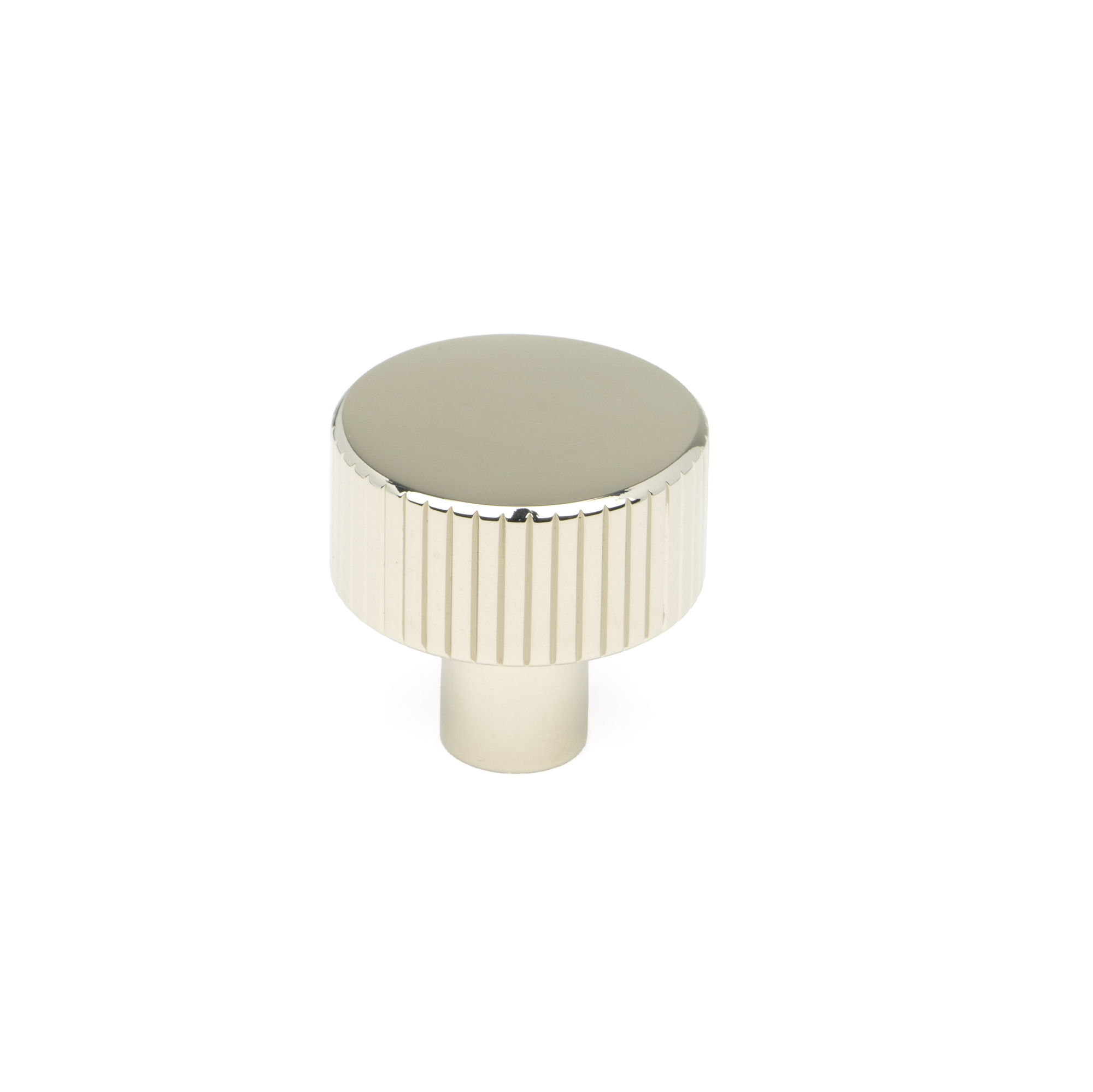Polished Nickel Judd Cabinet Knob - 25mm (No rose)