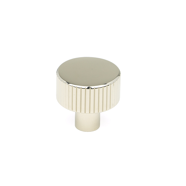 Polished Nickel Judd Cabinet Knob - 25mm (No rose)
