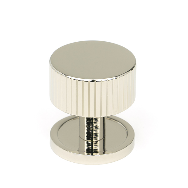 Polished Nickel Judd Cabinet Knob - 32mm (Plain)
