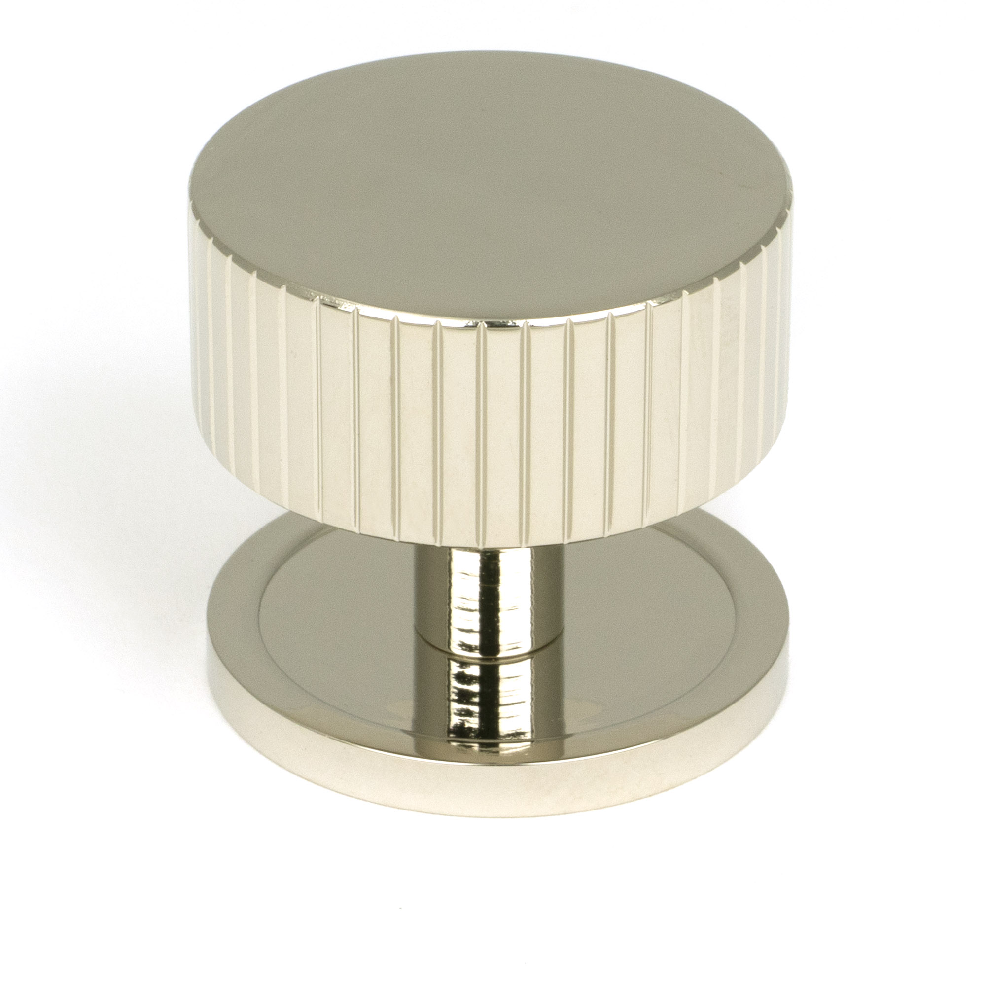 Polished Nickel Judd Cabinet Knob - 38mm (Plain)