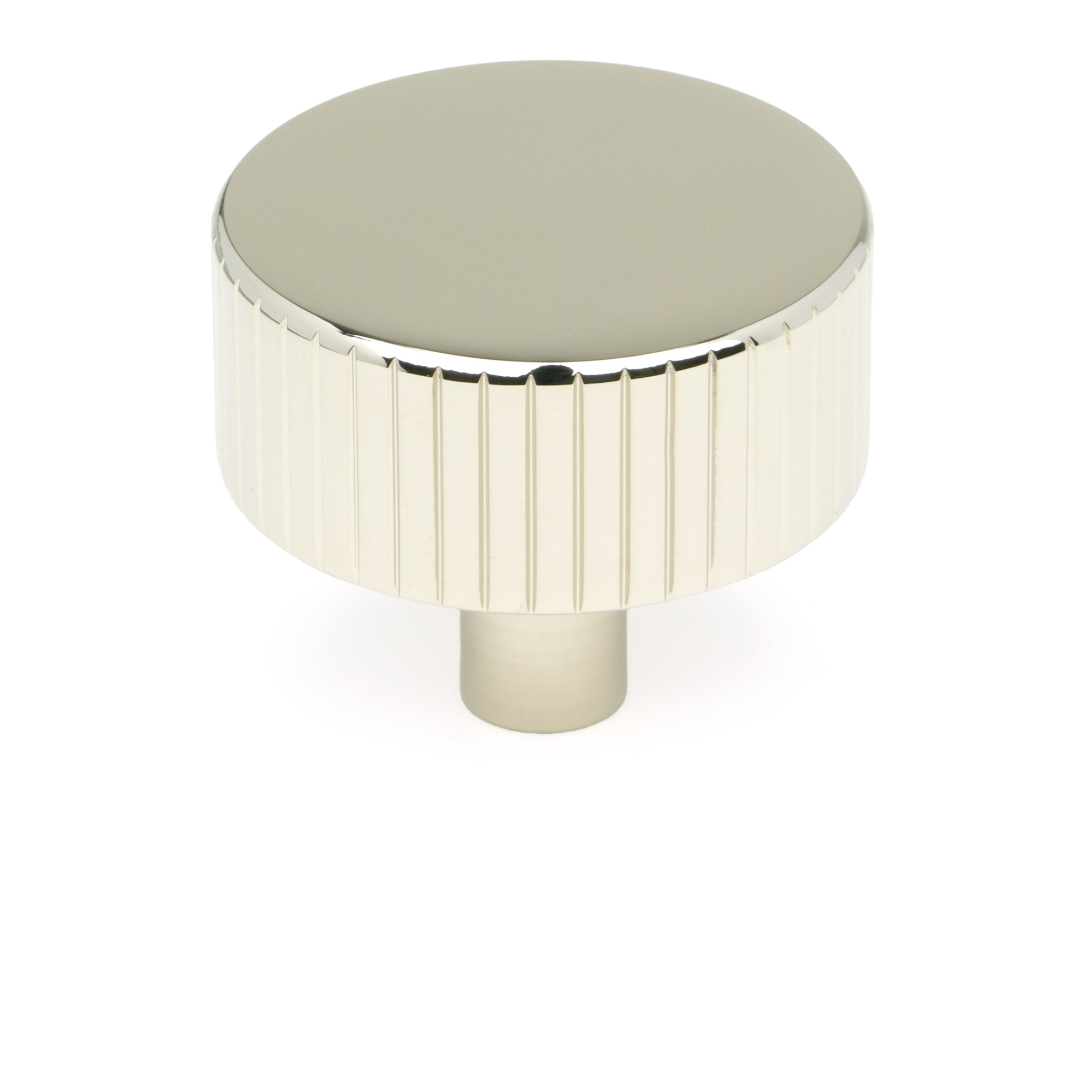 Polished Nickel Judd Cabinet Knob - 38mm (No rose)