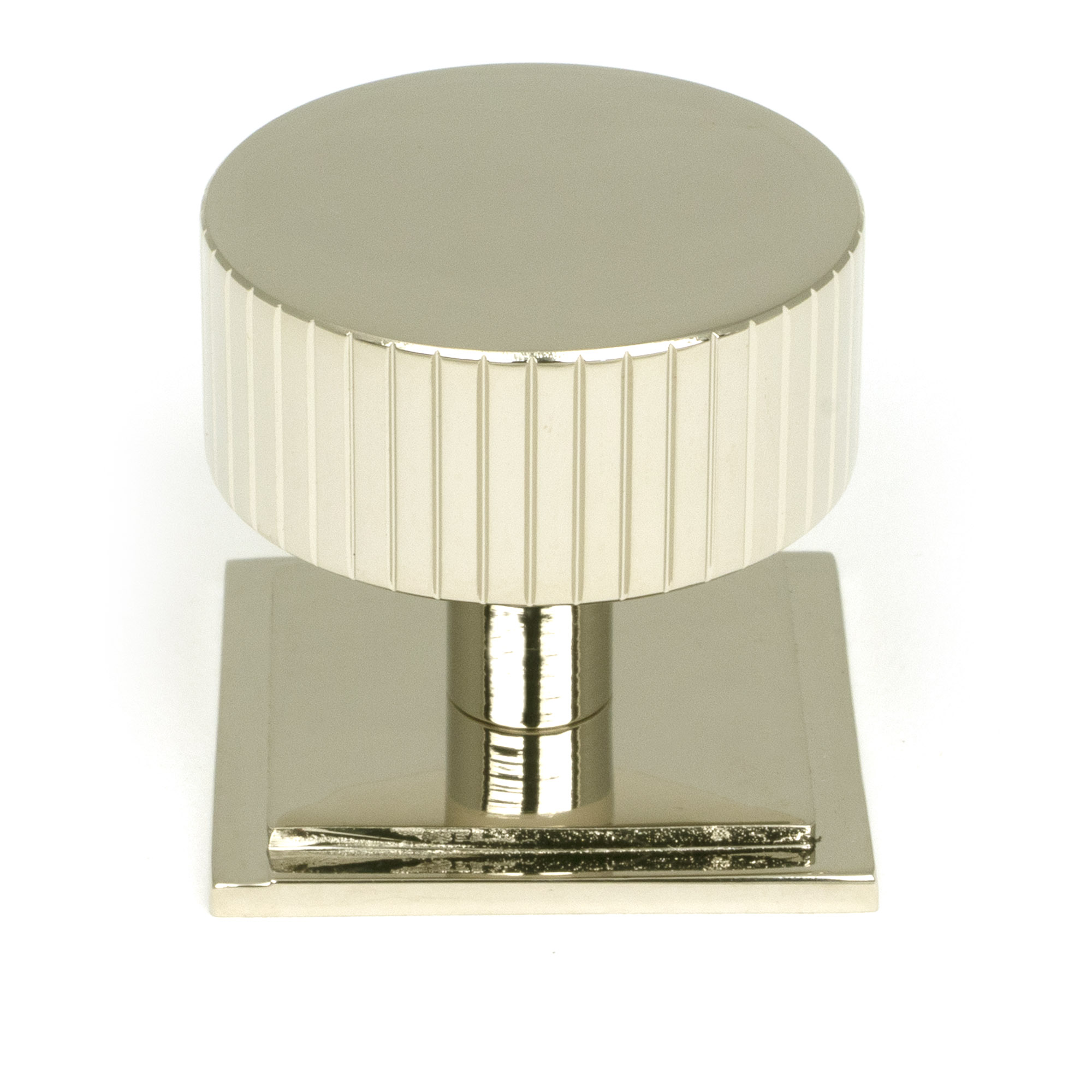 Polished Nickel Judd Cabinet Knob - 38mm (Square)