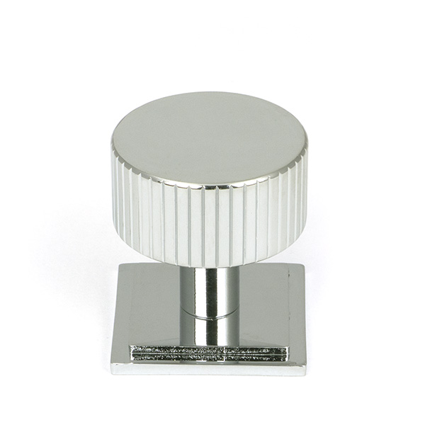 Polished Chrome Judd Cabinet Knob - 32mm (Square)