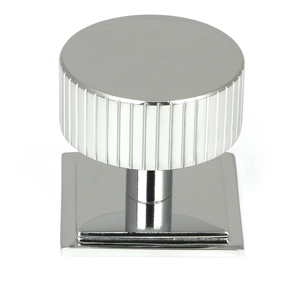 Polished Chrome Judd Cabinet Knob - 38mm (Square)