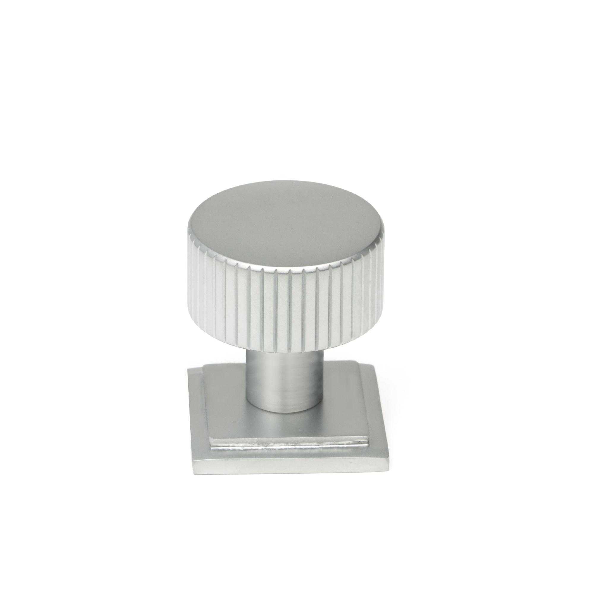 Satin Chrome Judd Cabinet Knob - 25mm (Square)