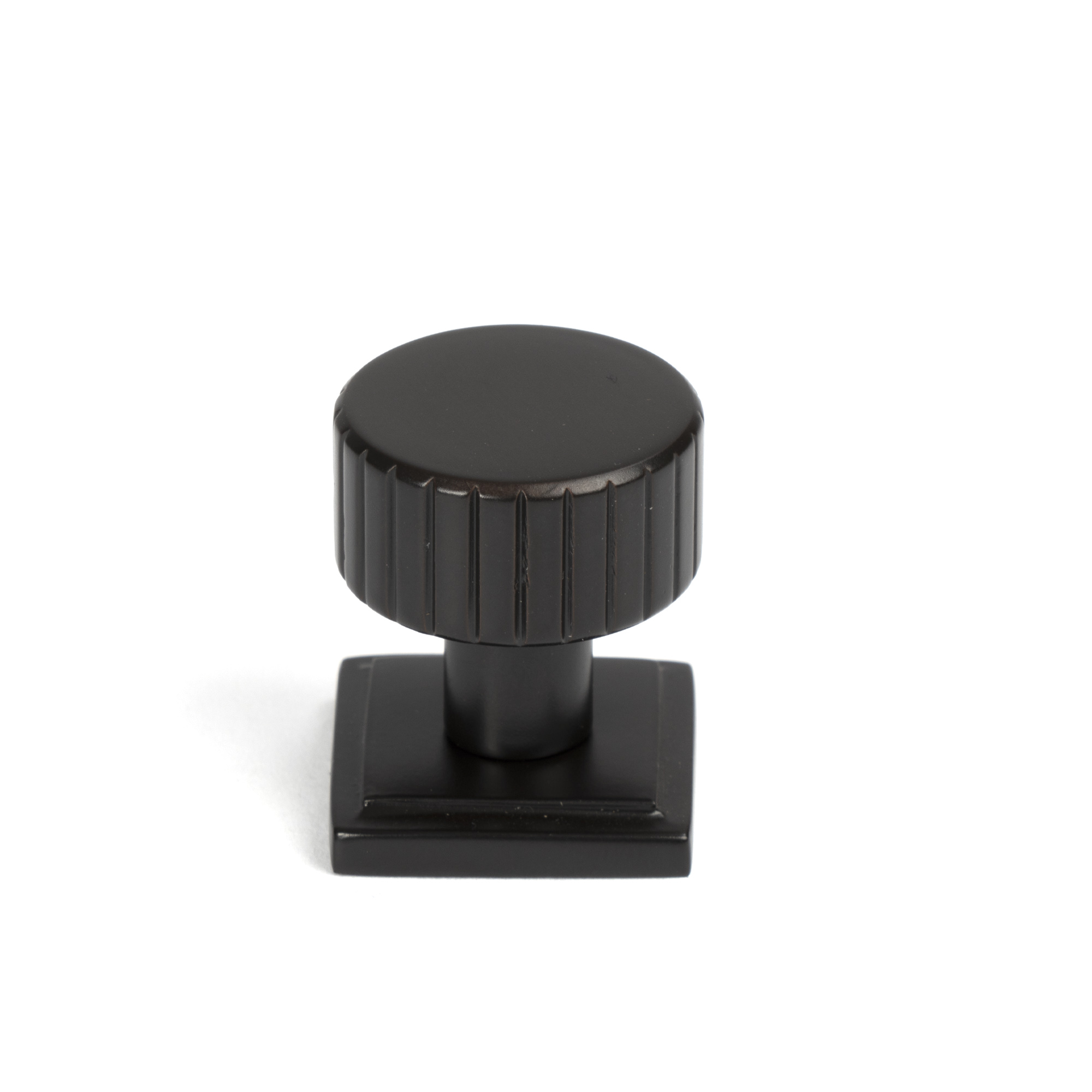 Aged Bronze Judd Cabinet Knob - 25mm (Square)