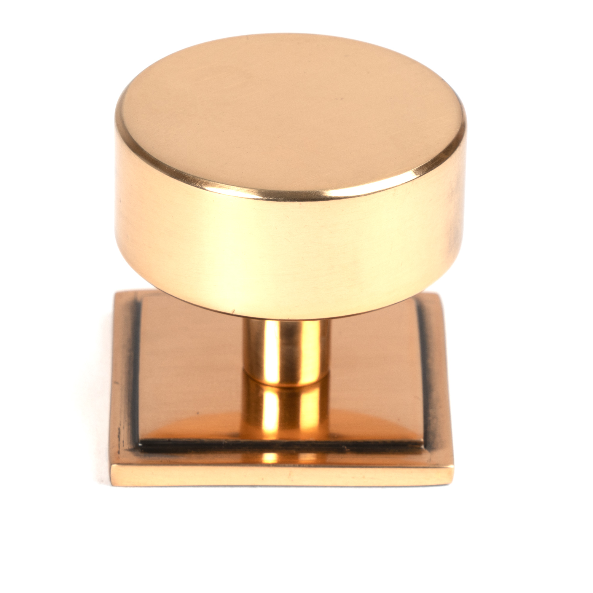 Polished Bronze Kelso Cabinet Knob - 38mm (Square)