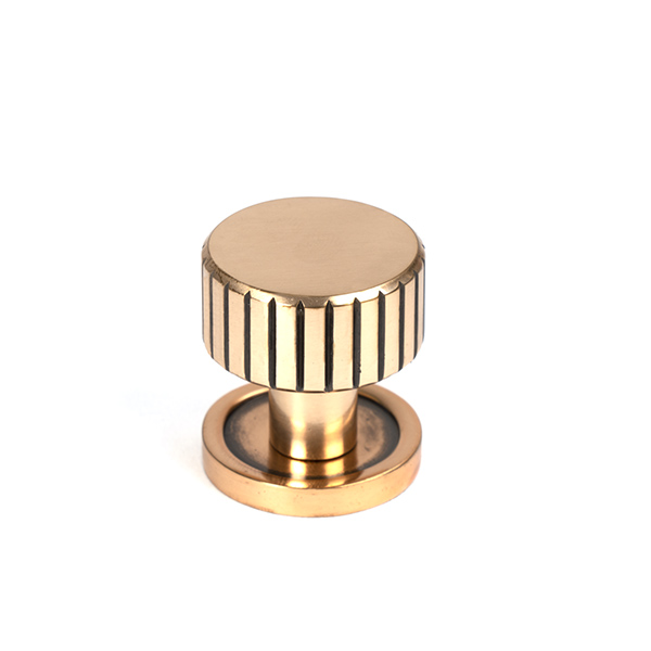 Polished Bronze Judd Cabinet Knob - 25mm (Plain)
