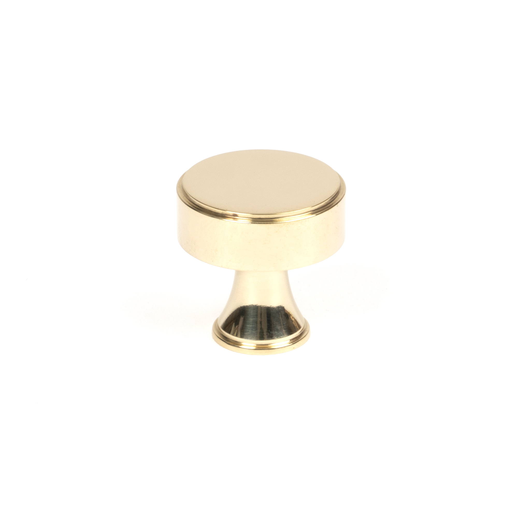 Polished Brass Scully Cabinet Knob - 25mm