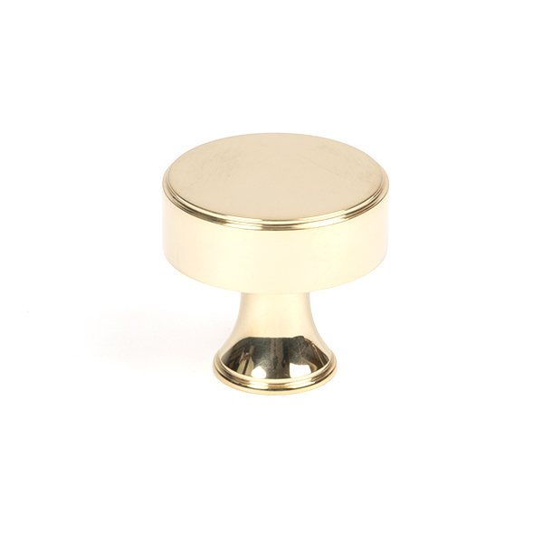 Polished Brass Scully Cabinet Knob - 32mm