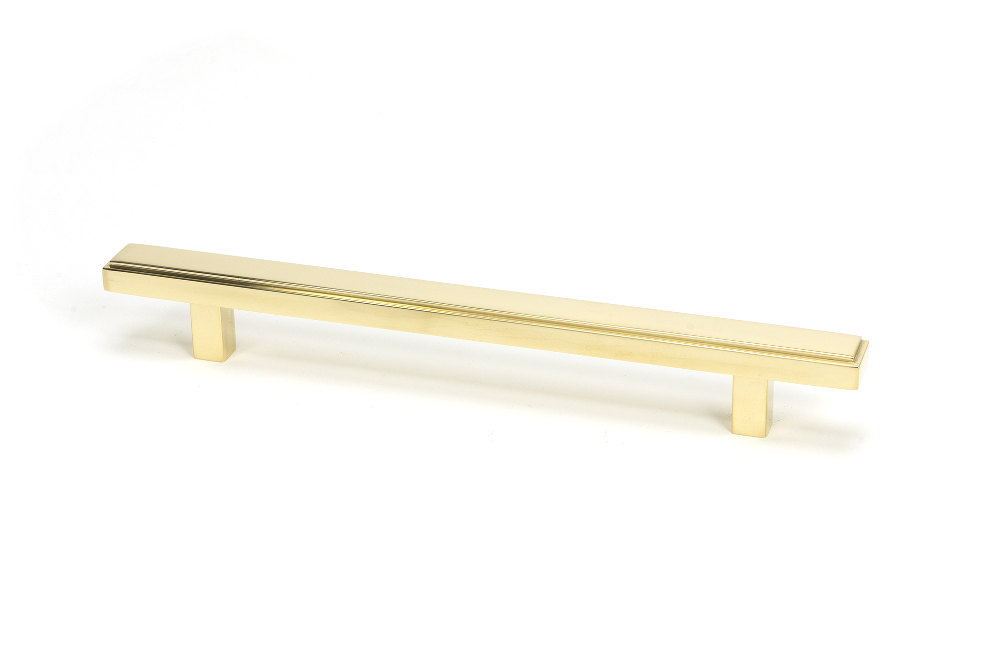Polished Brass Scully Pull Handle - Medium