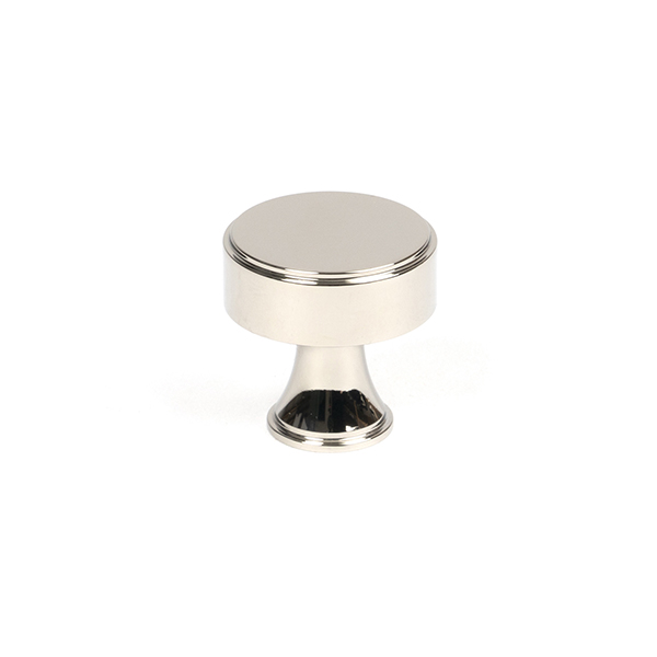 Polished Nickel Scully Cabinet Knob - 25mm