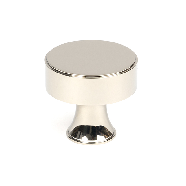 Polished Nickel Scully Cabinet Knob - 38mm