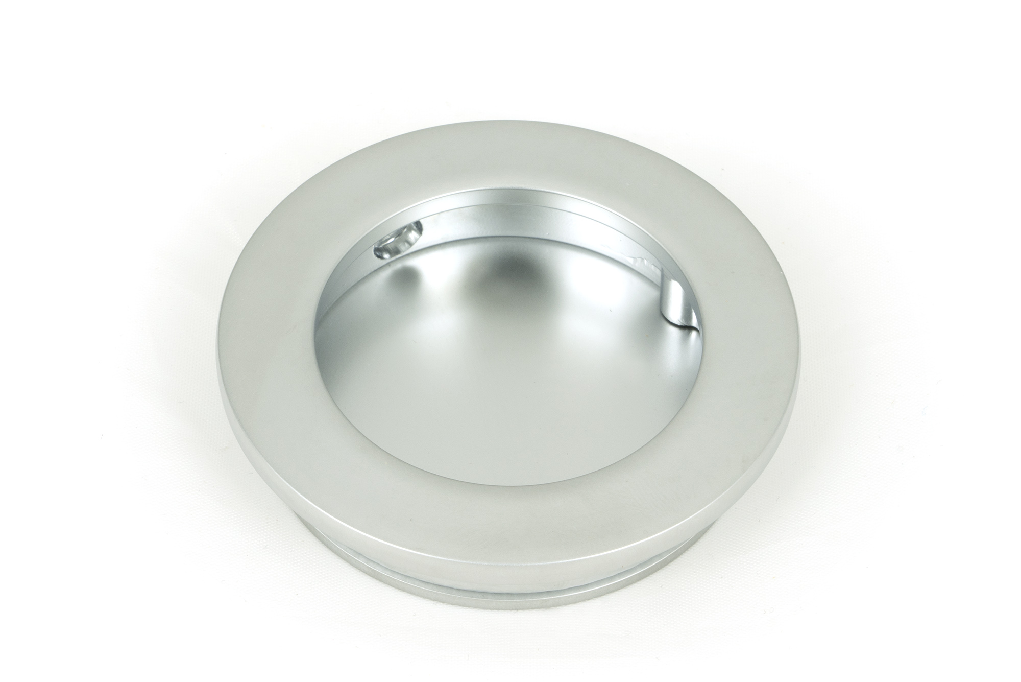 Satin Chrome 60mm Plain Round Pull