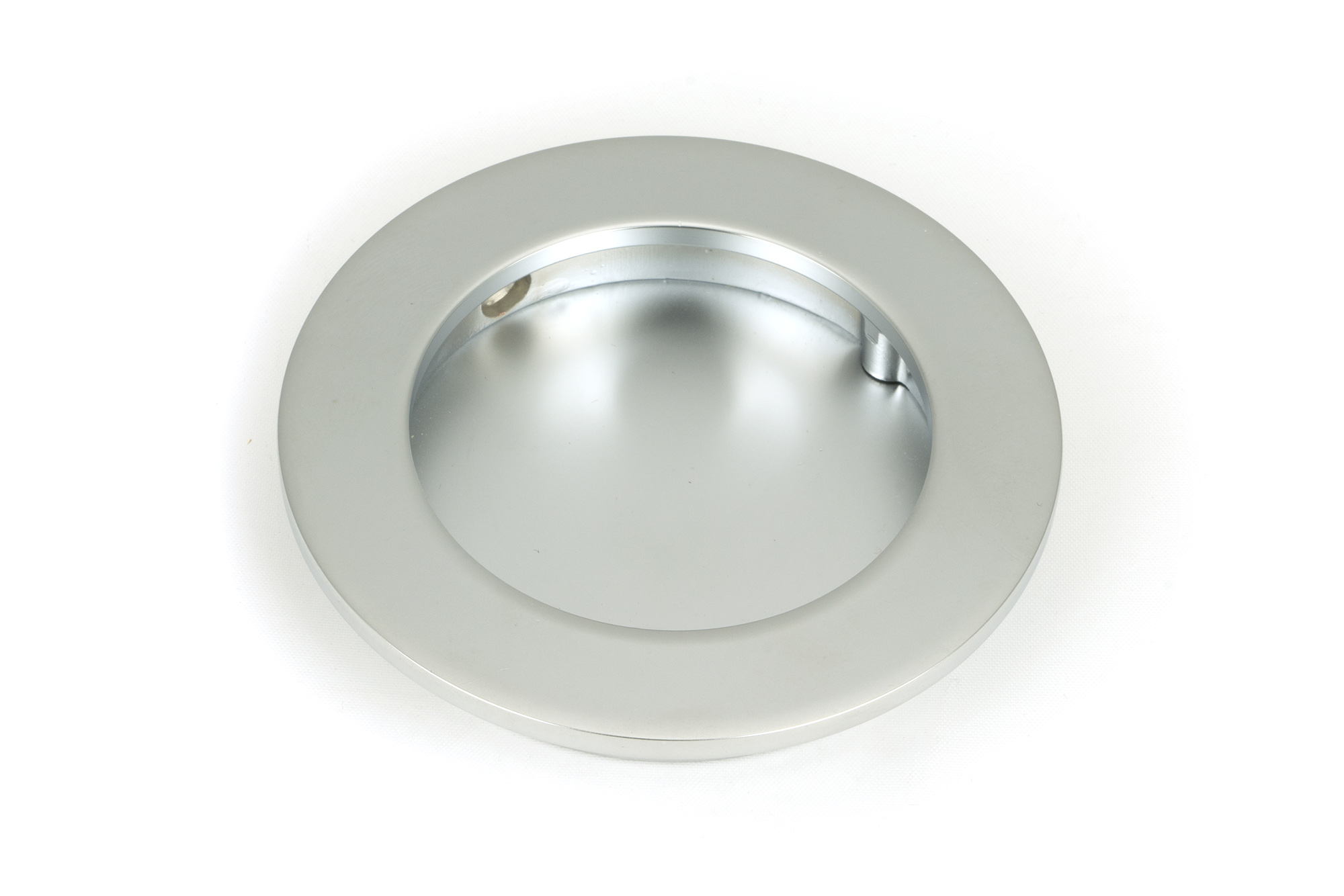 Satin Chrome 75mm Plain Round Pull