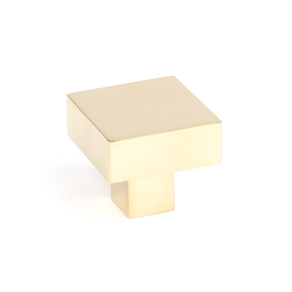 Polished Brass Albers Cabinet Knob - 30mm
