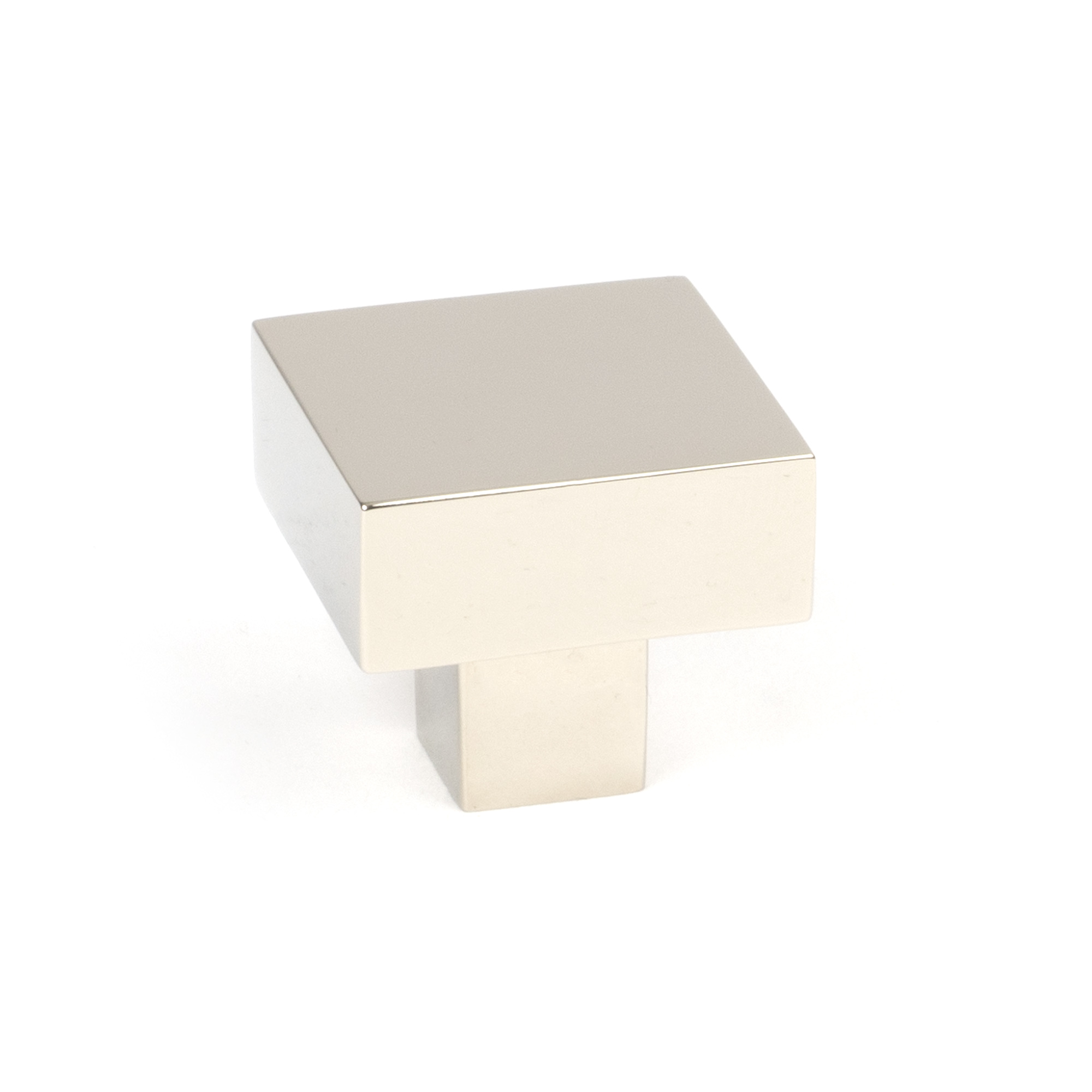 Polished Nickel Albers Cabinet Knob - 30mm