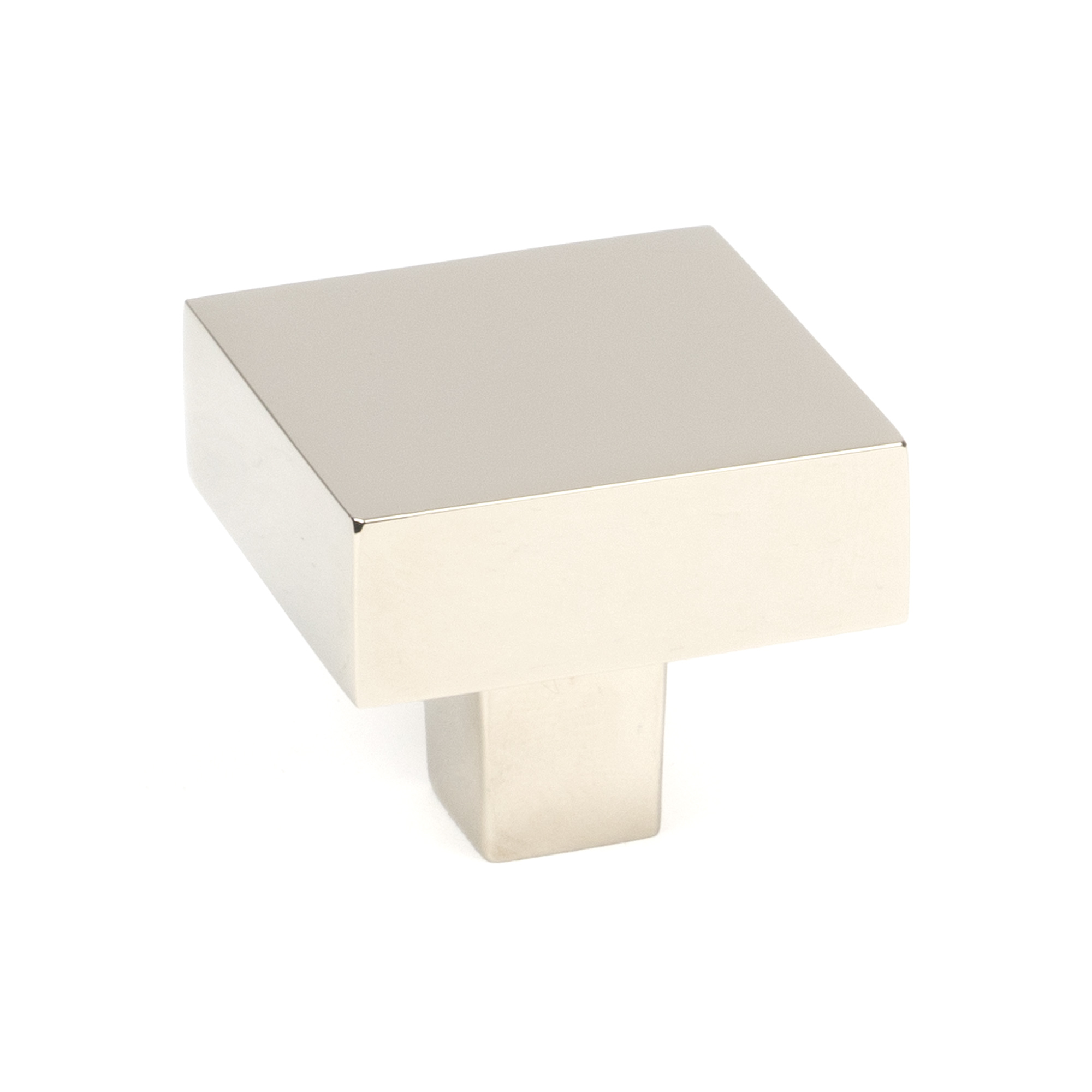 Polished Nickel Albers Cabinet Knob - 35mm